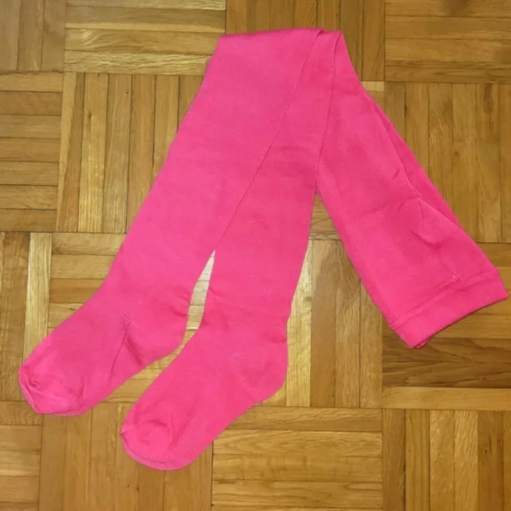 Bundle of Girls' Winter / School Tights, Variety of Pinks, 6-8